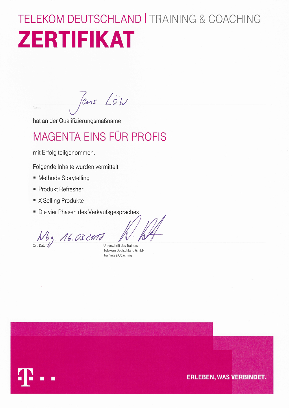 170316-Zertifikat-Magenta-Eins-für-Profis