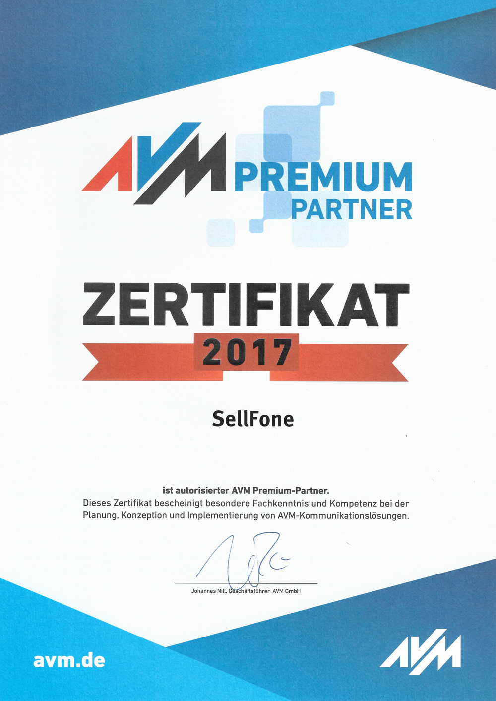 2017-Zertifikat-2017-AVM-Premium-Partner